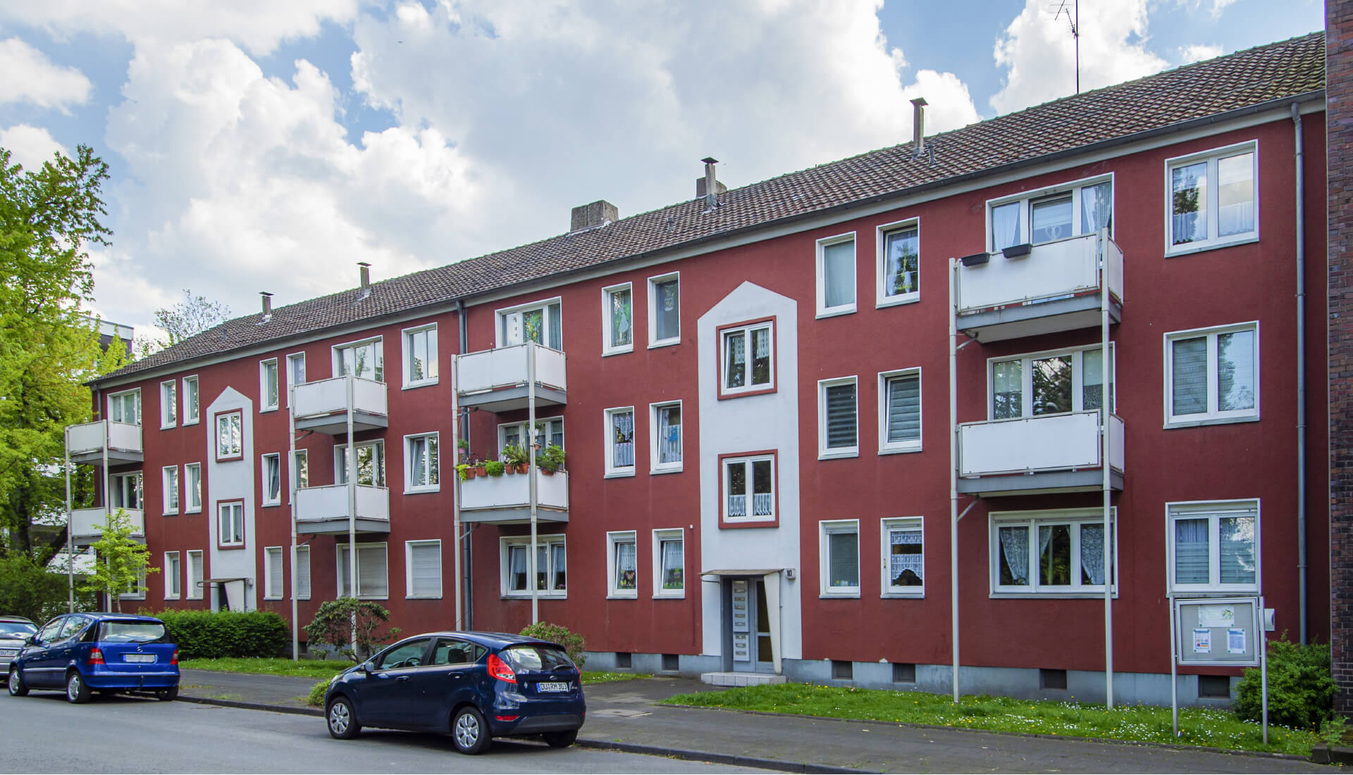Wohngebäude der Wohnungsgesellschaft Ruhrgebiet