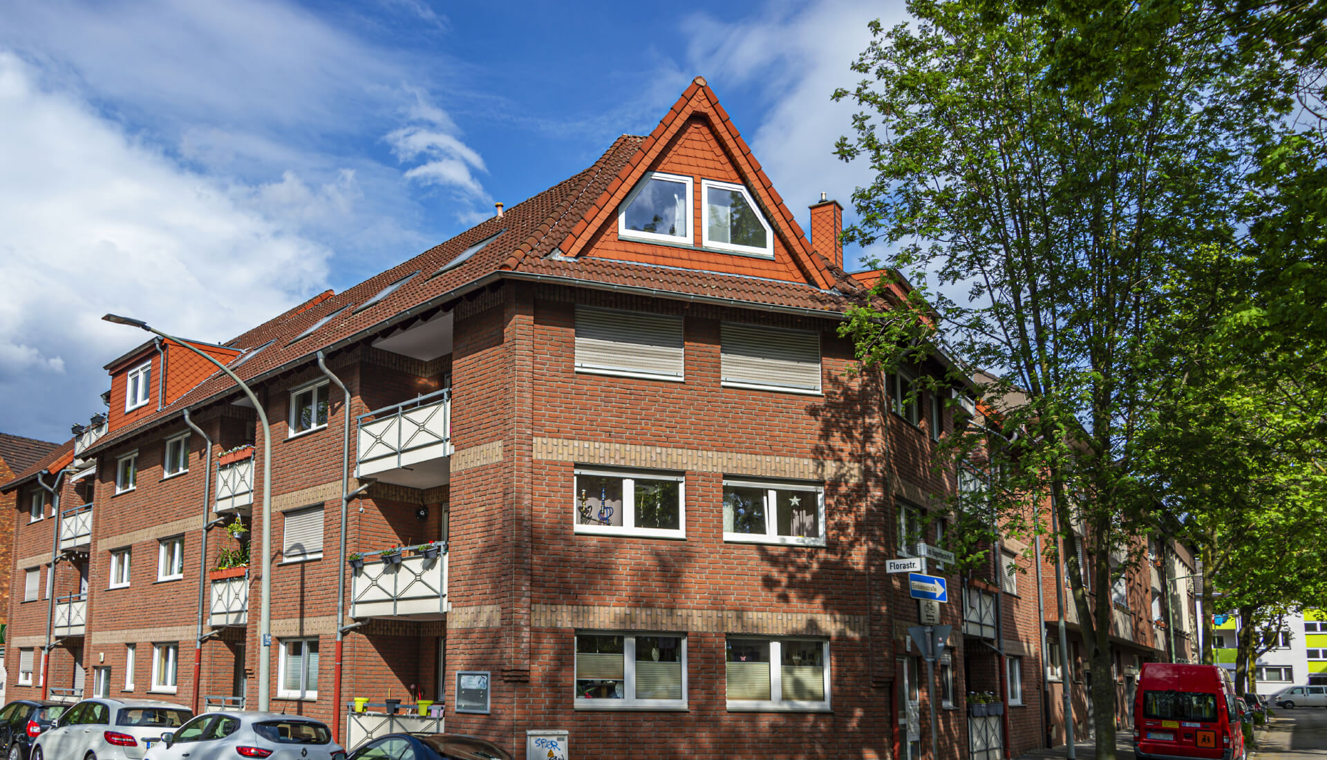 Wohngebäude der Wohnungsgesellschaft Ruhrgebiet