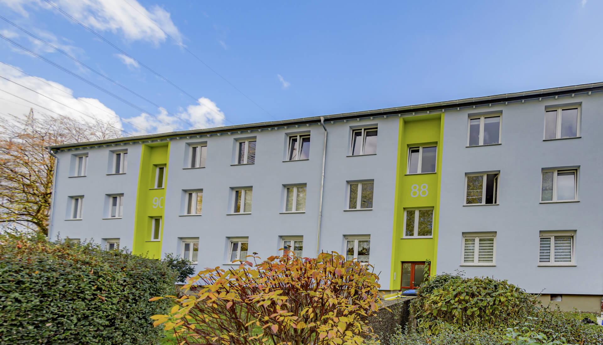 Wohngebäude der Wohnungsgesellschaft Ruhrgebiet